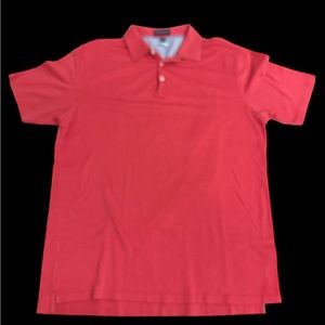 Peter Millar Men’s Perfect Pique Polo Raspberry XL Excellent‎